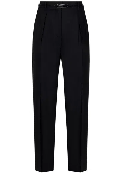 Max Mara Maxmara Studio Prosit Trousers In Black
