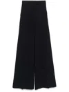 Max Mara Corduroy Palazzo Pants In Blue