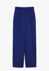 Max Mara Pleated Casual Pants In Blue