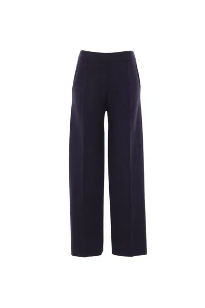 Max Mara Trousers In Blue