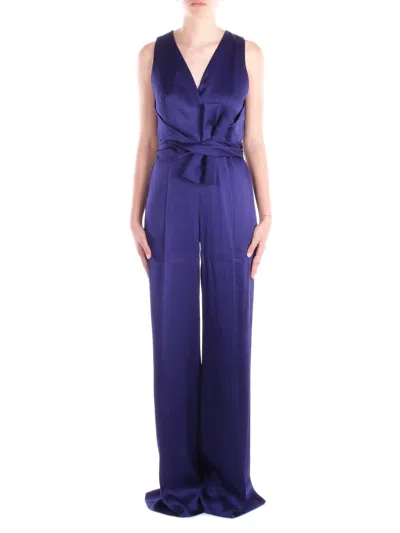 Max Mara Trousers Blue In Blu Blu