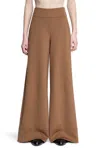 Max Mara Nigeria Pure Virgin Wool Trousers In Brown