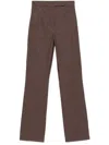 Max Mara Galicia Denim Trousers Clothing In Brown