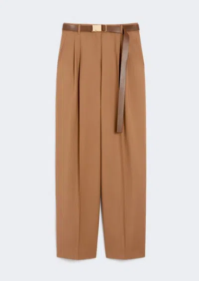 Max Mara Trousers In Brown