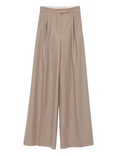 Max Mara Trousers In Brown