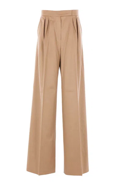 Max Mara Trousers In Brown