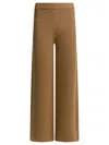 Max Mara Knit Trousers Knitwear Beige In Brown