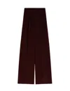 Max Mara Trousers In Burgundy