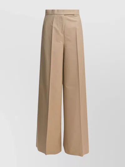 MAX MARA TROUSERS FEATURING BELT LOOPS AND WIDE LEG