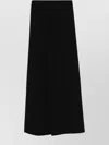 Max Mara Trousers Featuring Elastic Waistband And High-rise Waist In Black