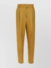 Max Mara Trousers Featuring Front Pleats And Back Pockets