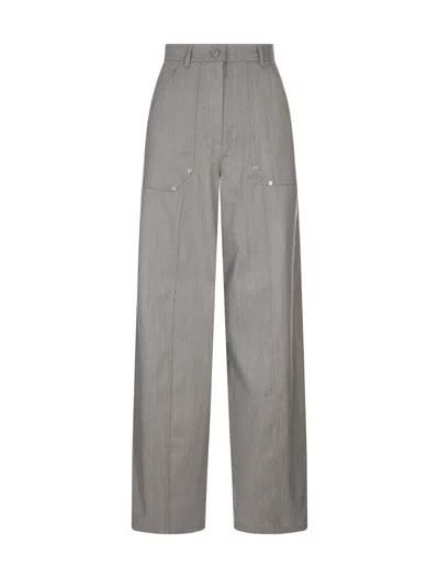 Max Mara Trousers In Gray