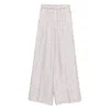 Max Mara Pants Pink In Gray