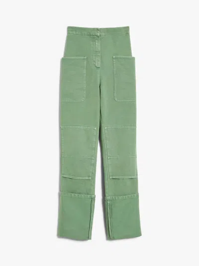 Max Mara Trousers In Green
