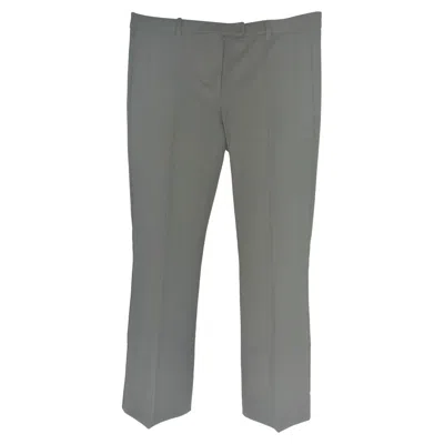 Max Mara 's  Trousers In Black Cotton