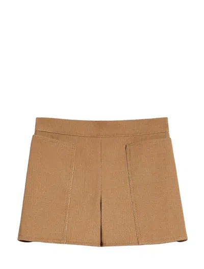 Max Mara Trousers Leather Brown