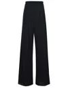 Max Mara Trousers  "piroghe" In Blu Marine