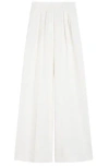 Max Mara Chenzia Trousers White In White