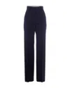 Max Mara Trousers In Navy