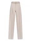 Max Mara Trousers In Neutral