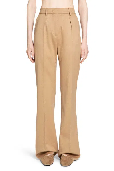 Max Mara Trousers In Nude