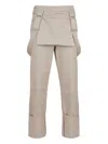 Max Mara Overalls Casual Trousers In Nude & Neutrals