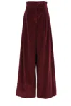 Max Mara Trousers In Red