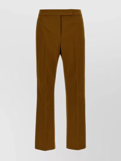 Max Mara Trousers Straight Leg Belt Loops