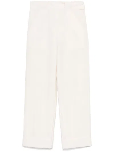 Max Mara Trousers In Beige