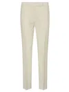 Max Mara Belt-loop Casual Pants In White