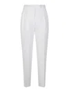 Max Mara Pantalón Casual - Blanco In White