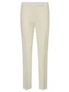 Max Mara Belt-loop Casual Pants In White