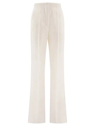 Max Mara Trousers White