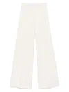 Max Mara Finish Pants In White