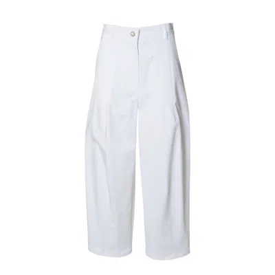 Max Mara Trousers In White