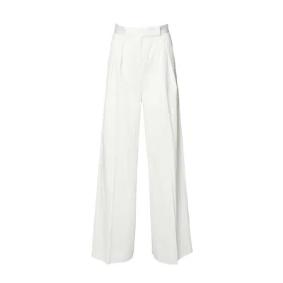 Max Mara Trousers In White