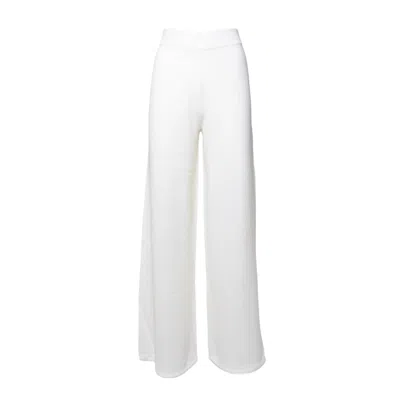 Max Mara Trousers In White