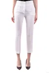 Max Mara Trousers White In White
