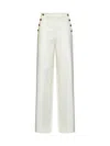 Max Mara Trousers In White