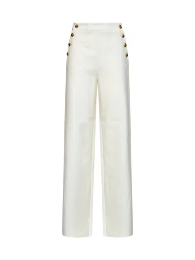 Max Mara Trousers In White