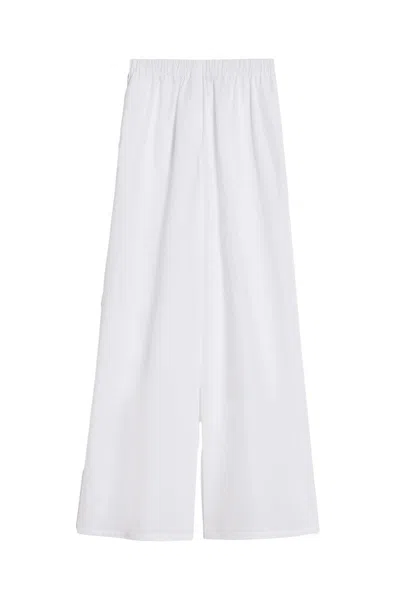 Max Mara Trousers In White