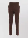 Max Mara Trousers With Back And Side Pockets In Brown