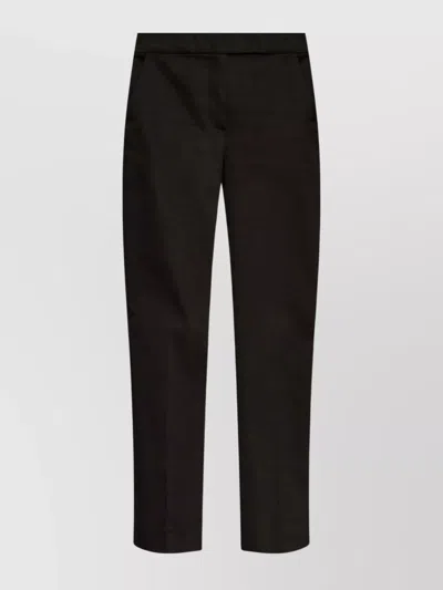 MAX MARA TROUSERS WITH BELT LOOPS AND CUFFS