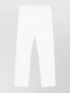 Max Mara Trousers With Belt Loops And Side Pockets In White