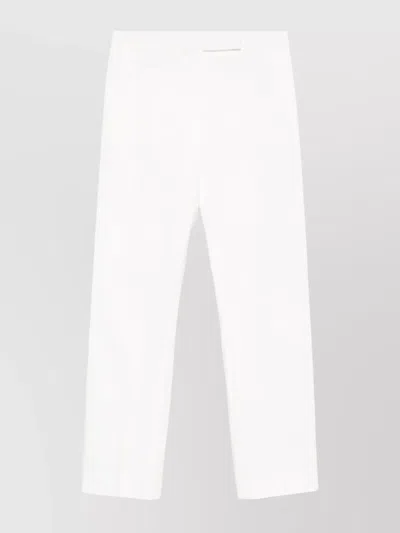 MAX MARA TROUSERS WITH BELT LOOPS AND SIDE POCKETS