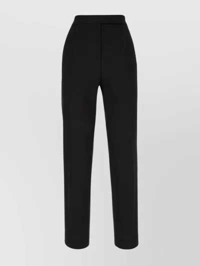 MAX MARA TROUSERS WOOL BLEND HIGH WAIST