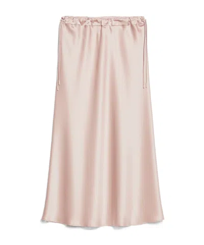 Max Mara Maxmara Editore Skirt Powder In Nude