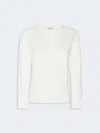 Max Mara Long-sleeved T-shirt In White