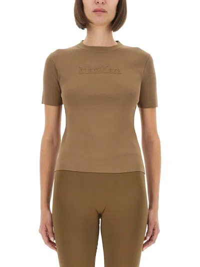 Max Mara Tshirt Adelio In Brown