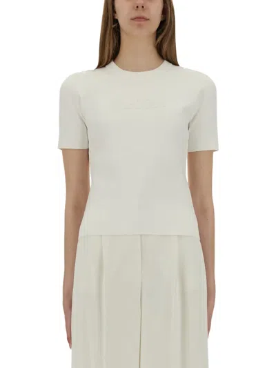 Max Mara Tshirt Adelio In White